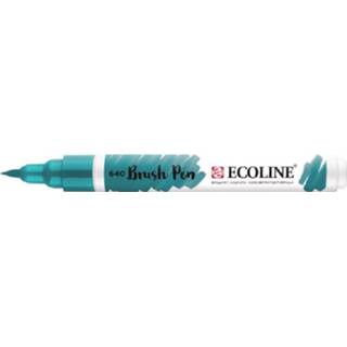 👉 Blauw groen stuks active ecoline brushpen- 640 8712079406486