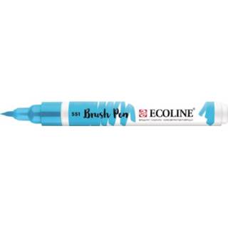 👉 Hemelsblauw blauw stuks active ecoline brushpen- 551 8712079406417