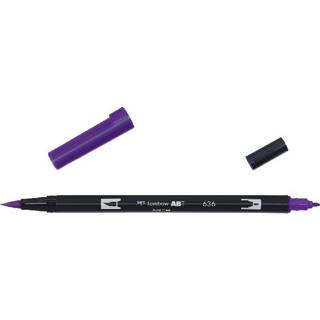 👉 Purper paars stuks active ABT Dual Brush Pen - imperial purple 636 4901991901818