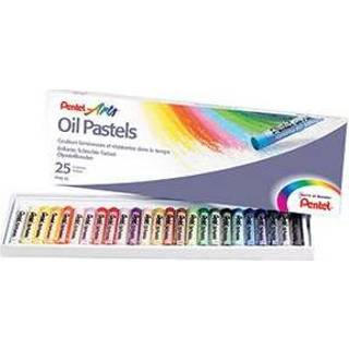 👉 Pastels stuks active Pentel Oil 25 kleuren 4711577003597