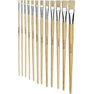 👉 Olieverf medium stuks active penselen 12 - plat 7320185167378