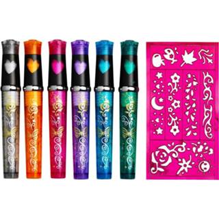 Tattoo stuks active pennen 6 kleuren 7320188050066