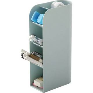 👉 Opbergdoos blauw plastic active Multifunctionele woninginrichting Verticale desktop make-up Student briefpapier Pennenhouder (blauw)