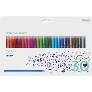 👉 Stift stuks active Creative colors 30 stiften dun 7320188050011