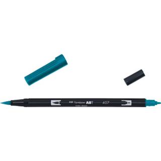 👉 Teal blauw stuks active ABT Dual Brush Pen - tiki 407 4901991647785