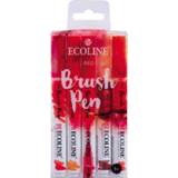 👉 Rood stuks active ecoline brushpen set 5 stuks- 8712079408190