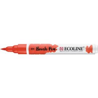 👉 Vermiljoen rood stuks active ecoline brushpen- 311 8712079388706