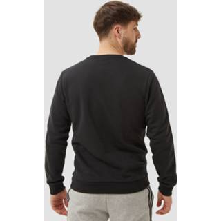👉 Fleece sweater zwart l mannen Adidas essentials 3-stripes heren 4064045348349