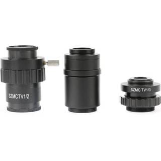 👉 0.3X 0.5X C mount Lens Adapter SZMCTV 1/2 1/3 1X Adapter For Simul Focal Trinocular Stereo Microscope HDMI VGA USB Video Camera