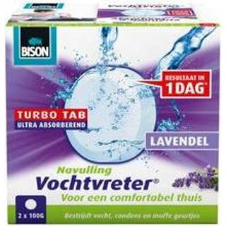 👉 Vochtvreter lavendel male Bison Ambiance turbo tab navulverpakking 8710439270319