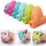 Pencil silicone 3pcs Children Writing Pen Aid Grip Posture Correction Device Holding Correcting Holder