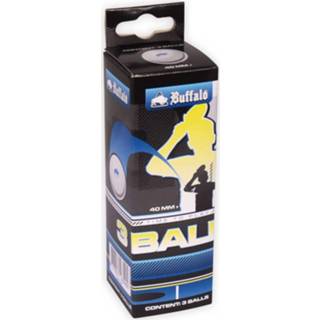 👉 Tafeltennisbal kunststof wit Tafeltennisballen Buffalo Competitie 3* 3st. 8717931935456
