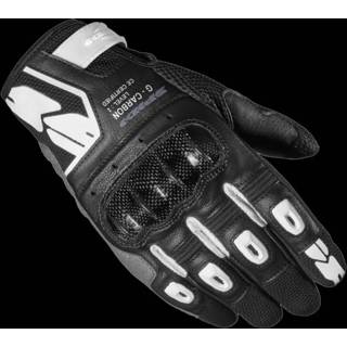 👉 Glove zwart wit l active vrouwen Spidi g-carbon lady black white motorcycle gloves 8030161338676
