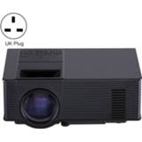 👉 Active VS-314 miniprojector 1500ANSI LM LED 800x480 WVGA multimedia-videoprojector, ondersteuning voor VGA / HDMI USB TF-kaart AV tv-interfaces, projectieafstand: 1,2-5 m