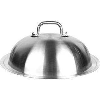 👉 Koekenpan active Huishoudelijke Honingraat Roestvrijstalen Boog Hoge Deksel, Stijl: Deksel