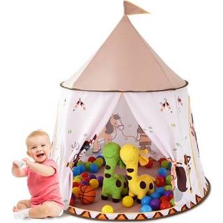 👉 Outdoor tent active Indian Castle Children Indoor Mongoolse Yurt Toy House met basisdoek
