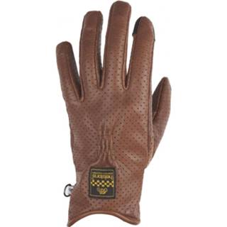 👉 Glove zwart leather active Helstons Condor Air Summer Chocolate Black Gloves T12 3662136087217