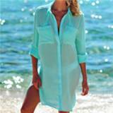 👉 Tuniek katoen vrouwen Tunieken Voor Strand Badpak Cover-Ups Vrouw Badmode Beach Cover Up Beachwear Mini Jurk Saida de Praia 8720267317742