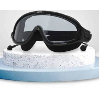 Anti-condens groot active JIEHU JH8208DMJS frame Waterdicht en anticondens High-definition oogbescherming Zwembril (rookzwart)