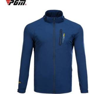 👉 Hoed marineblauw XL active mannen PGM YF391 Golf heren afneembare jas met lange mouwen, maat: (marineblauw)
