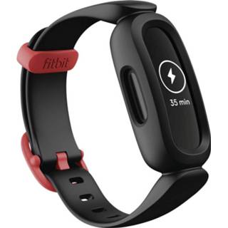 👉 Activiteitentracker zwart rood FitBit Ace 3 Zwart/rood