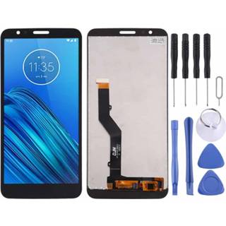 Digitizer zwart active Lcd-scherm en volledige montage voor Motorola Moto E6 (zwart)