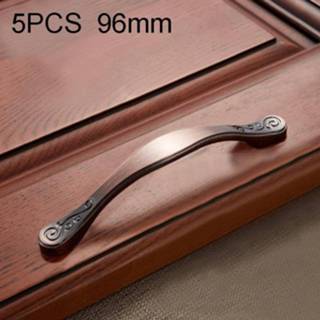 👉 Aluminium handgreep active 5 STKS 4087-96 Eenvoudige meubelkasthandgreep Volledig gepolijste (brons)