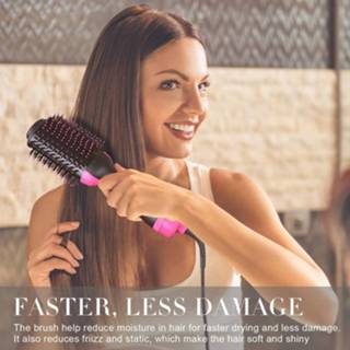 👉 Hair straightener Dryer Brush One Step and Volumizer 3 in 1 Hot Air Professional Blow Comb Curling Iron