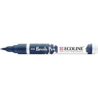 👉 Digo blauw stuks active ecoline brushpen- Indigo 533 8712079406431