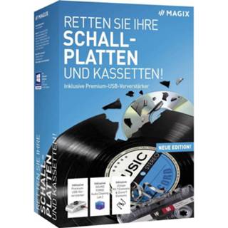 👉 Magix Retten Sie Ihre Schallplatten & Kassetten! (2021) Volledige versie, 1 licentie Windows Digitaliseersoftware