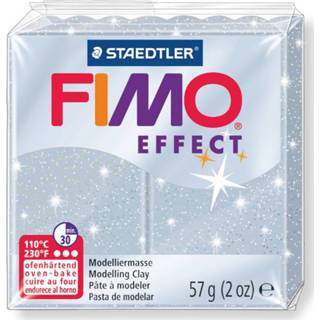 👉 Zilver stuks active glitter Fimo effect 57 gram - silver 4006608810573