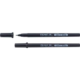 👉 Zwart stuks active Pigma pen fine brush 84511399242