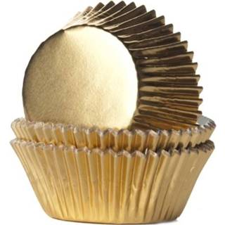 👉 Baking cup goud stuks active cups 24 stuks- Foil 8718375852026