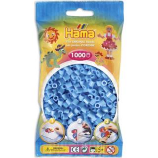 Blauw stuks active Hama Midi kralen 1000 - pastelblauw 46 28178207465