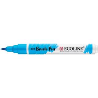 👉 Hemelsblauw blauw stuks active ecoline brushpen 578 8712079388775