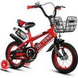 👉 Kinderfiets rood active kinderen 12 inch zijwielen met waterkoker (rood)