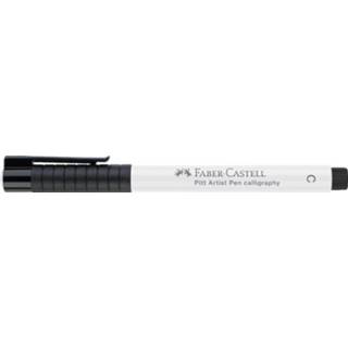 👉 Tekenstift wit stuks active kalligrafie Faber-Castell Pitt Artist pen 4005401675013