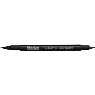 👉 Zwart stuks active Twin brushpen- 7320186527195