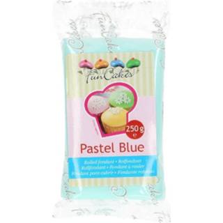 👉 Rolfondant pastel blauw stuks active kosher Funcakes 250 gram - 8720143514753