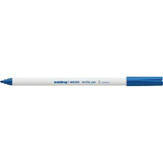 Blauw stuks active Edding 4600 textielpen - 3 4004764023059