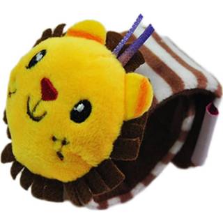 👉 Rammelaar pluche baby's Cartoon Dierlijke Baby Pols - Leeuw 5712580096209