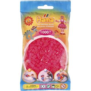 👉 Roze stuks active Hama Midi kralen 1000 - transp.cyclaam 32 28178207328