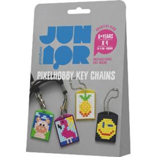 👉 Sleutelhanger stuks active Junior DIY set pixel sleutelhangers- Summer 7320184956294