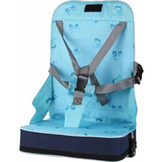 👉 Blauw active baby's Draagbare opvouwbare baby-eetkamerstoel Baby-eetstoel Mummiezak (blauw)