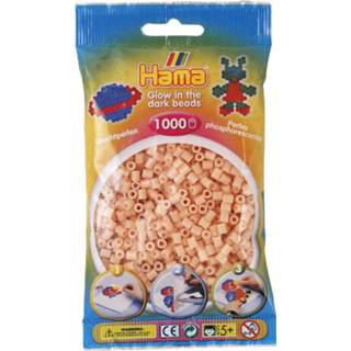 👉 Oranje stuks active Hama Midi kralen 1000 - glow in the dark 56 28178207564