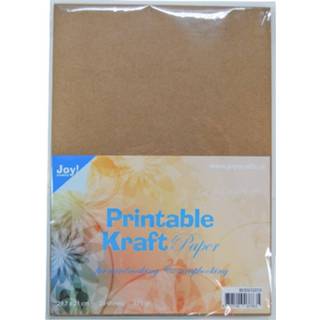 👉 Kraftpapier bruin a4 stuks active Printbaar 175 gram/ 25 vel- 8717706037835