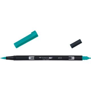 👉 Blauw stuks active ABT Dual Brush Pen - bright blue 403 4901991647778