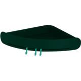 Opbergmand groen kunststof active Badkamer Badrek Wandmontage Ponsvrije driehoekige (donkergroen)