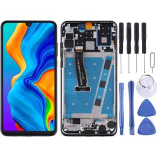 👉 Digitizer zwart active LCD-scherm en volledige montage met frame voor Huawei P30 Lite (RAM 4G / standaardversie) (zwart)