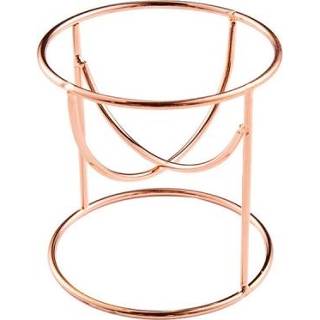 👉 Plank rose goud active 5 STKS Schoonheid Ei Opbergdoos Rek Bladerdeeg Make-up Spons Stofdichte Beugel, Model: Dubbele Koepel (Rose Goud)